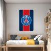 Paris Saint-Germain FC - textilná nálepka na stenu  Hárok 60×90cm • 1 samostatná nálepka