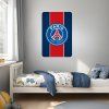 Paris Saint-Germain FC - textilná nálepka na stenu  Hárok 60×90cm • 1 samostatná nálepka