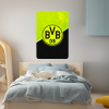 Borussia Dortmund - textilná nálepka na stenu  Hárok 60×90cm • 1 samostatná nálepka