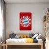 FC Bayern Mníchov - textilná nálepka na stenu  Hárok 60×90cm • 1 samostatná nálepka