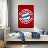 FC Bayern Mníchov - textilná nálepka na stenu  Hárok 60×90cm • 1 samostatná nálepka