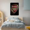 Arsenal FC - textilná nálepka na stenu  Hárok 60×90cm • 1 samostatná nálepka