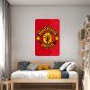 Manchester United FC - textilná nálepka na stenu  Hárok 60×90cm • 1 samostatná nálepka