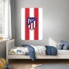 Atlético Madrid - textilná nálepka na stenu  Hárok 60×90cm • 1 samostatná nálepka
