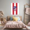 Atlético Madrid - textilná nálepka na stenu  Hárok 60×90cm • 1 samostatná nálepka