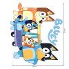 Bluey - textilná nálepka na stenu
