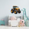 Textilná nálepka na stenu "Traktor"