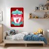 FC Liverpool - textilná nálepka na stenu  Hárok 60×90cm • 1 samostatná nálepka