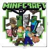 Minecraft 2 - textilná nálepka na stenu  Hárok 60×60cm • 1 samostatná nálepka