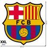 Logo FC Barcelona - textilná nálepka na stenu  3 veľkosti až do 100cm • 1 samostatná nálepka