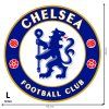 Logo FC Chelsea - textilná nálepka na stenu  3 veľkosti až do 100cm • 1 samostatná nálepka