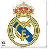 Logo Real Madrid FC - textilná nálepka na stenu  3 veľkosti až do 100cm • 1 samostatná nálepka