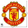 Textilná nálepka na stenu - logo "Manchester United FC"