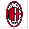 Textilná nálepka na stenu - logo "AC Miláno"