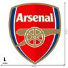 Textilná nálepka na stenu - logo "Arsenal FC"