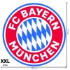 Textilná nálepka na stenu - logo "FC Bayern München"