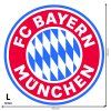 Logo FC Bayern München - textilná nálepka na stenu  3 veľkosti až do 100cm • 1 samostatná nálepka