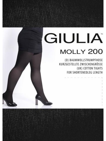 Punčochy s vysokým podílem bavlny Giulia Molly 200