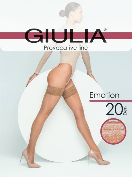 Samodržící punčochy Giulia Emotion 20