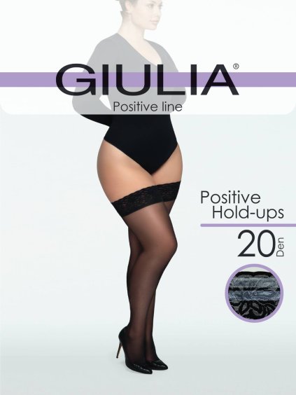 Samodržící punčochy Giulia Positive Hold ups 20