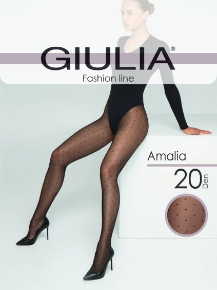 Punčochy s jemným puntíkem Giulia Amalia 20