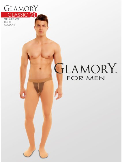 Diskrétní pánské punčochy Glamory Classic 20