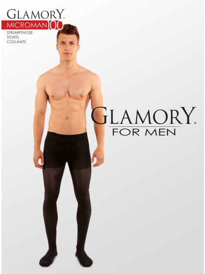 Neprůhledné pánské punčochy Glamnory Microman 100