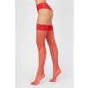 Dámské samodržící punčochy Veneziana AR Silvi 15 odstín rosso