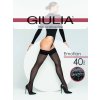 Poloprůhledné samodržící punčochy Giulia Emotion 40