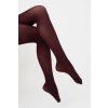 Neprůhledné pružné punčochy z mikrovlákna Giulia Blues 70 odstín marsala