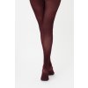 Neprůhledné pružné punčochy z mikrovlákna Giulia Blues 70 odstín marsala