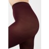 Neprůhledné pružné punčochy z mikrovlákna Giulia Blues 70 odstín marsala