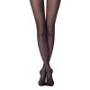 Poloprůhledné punčochy s výškově nastavitelným pasem a vitamínem E - TOP SOFT CONTE 40 den odstín nero