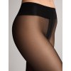 Poloprůhledné punčochy s výškově nastavitelným pasem a vitamínem E - TOP SOFT CONTE 40 den odstín nero