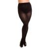 Kompresní neprůhledné punčochy Glamory Vital 70 odstín Black Plus Size