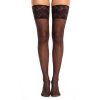 Luxusní samodržící punčochy Deluxe 20 Glamory Black Red