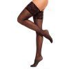 Luxusní samodržící punčochy Deluxe 20 Glamory Black Red