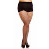 Luxusní síťované punčochy Mesh Glamory Black Plus Size
