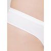 Bezešvé kalhotky Tanga String Briefs Giulia odstín bianco