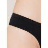 Bezešvé kalhotky Tanga String Briefs Giulia odstín black