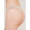 Bezešvé kalhotky Tanga String Briefs Giulia odstín naturale