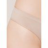 Bezešvé kalhotky Tanga String Briefs Giulia odstín naturale