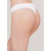 Bezešvé kalhotky Tanga String Briefs Giulia odstín bianco