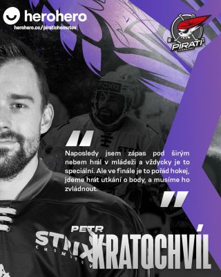 Už teď najdete bonusový rozhovor s Petrem Kratochvílem na Herohero. 📺 Navrátilec do sestavy hodnotil odehraný zápas v...