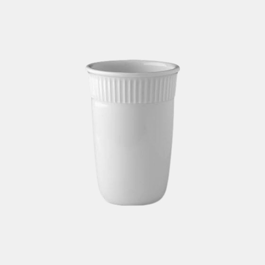 Double wall cups bílý keramický hrnek - dvoustěnka 300 ml