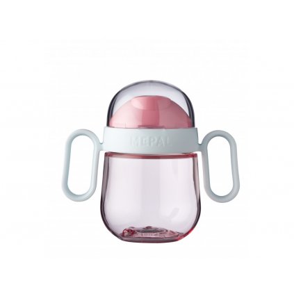 Mepal Dětský trénovací hrnek Mio 200 ml Pink (Složení Bez BPA, Výroba Asie, Šetrnost k přírodě a lidem Opakované použití)