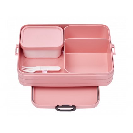 Mepal Jídelní box Bento Velký Nordic Pink (Složení Bez BPA, Výroba Nizozemí, Šetrnost k přírodě a lidem Opakované použití)