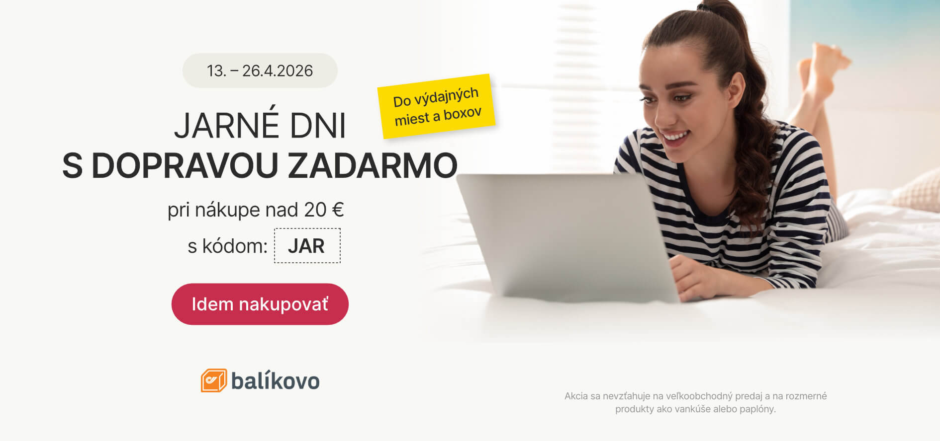 Jarné dni s dopravou zadarmo