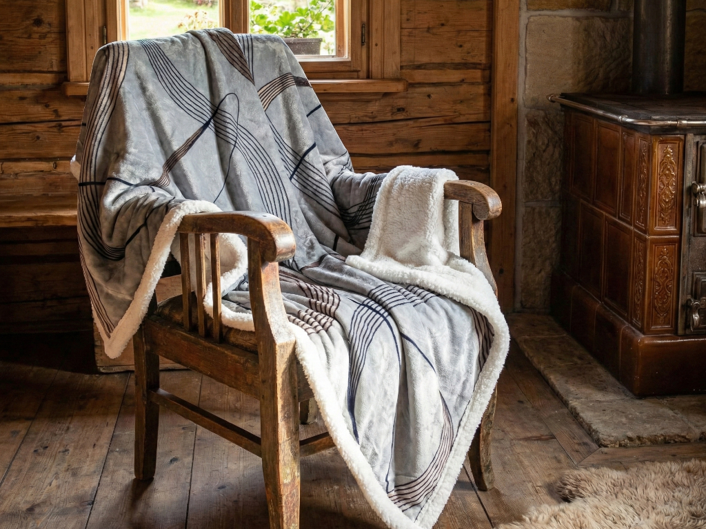 Mikroplyšová deka Čas