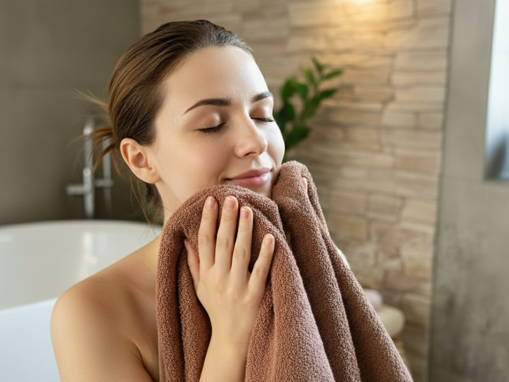 Froté osuška HOTEL 500g - Hnědá 70x140